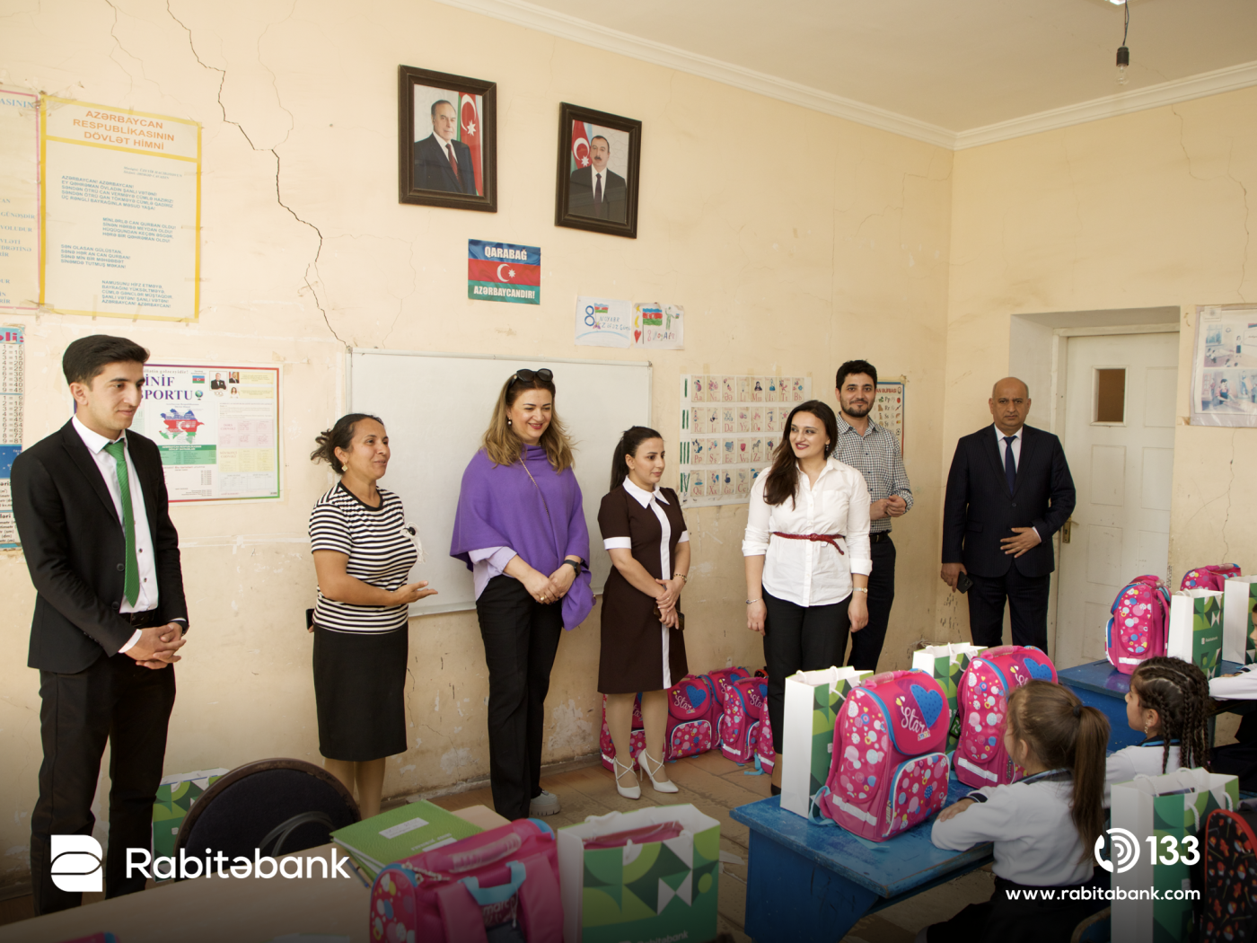 "Rabitəbank"dan Ümumdünya Kitab Günündə Ağdam kənd məktəbinə DƏSTƏK - FOTOLAR